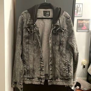 Blue Crown Acid Wash Demin Men’s Jacket